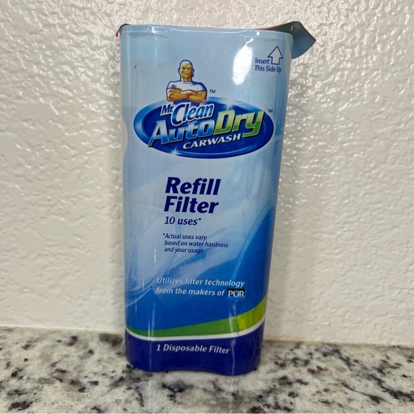 Mr. Clean AutoDry Carwash Refill Filter 10 Uses New Sealed Disposable Filter - Picture 1 of 3